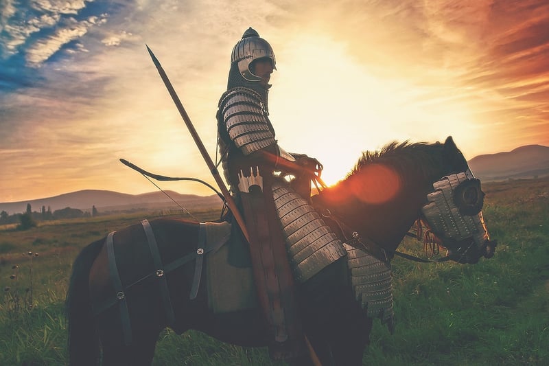 medieval knight helmet